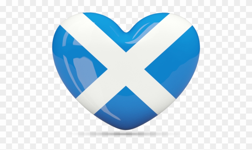 Scottish Flag Heart Png #772723