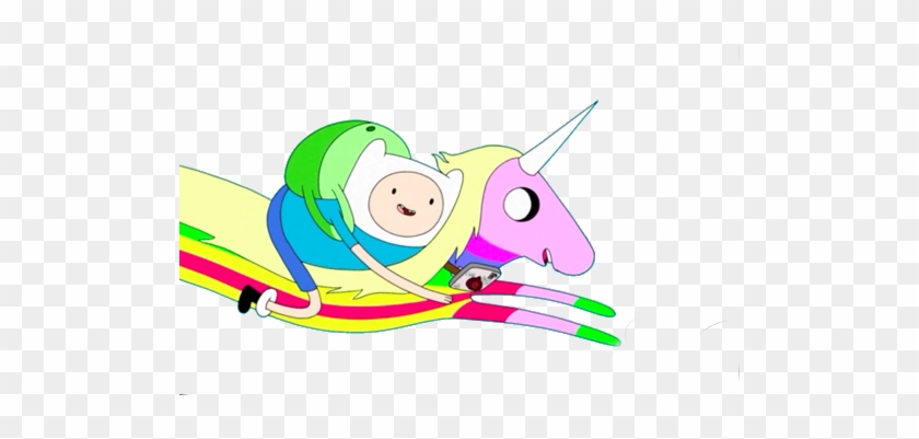 Finn And Lady Transparent - Adventure Time Lady Rainicorn #772847