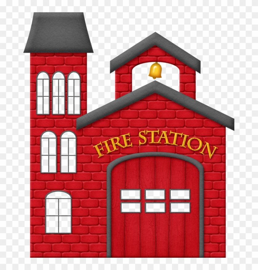 Fire Station Imagerr Fire Station Poster By Digitalartmovement - Fire Station Clip Art #772932