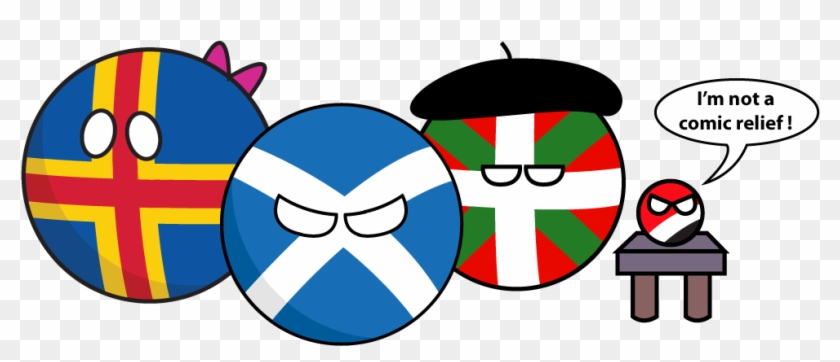 Aalandball Scotlandball Basqueball And Sealandball - Countryballs Sealand #772944