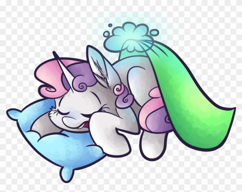 Sleeping Sweetie Belle By Cutepencilcase - Cartoon #773034