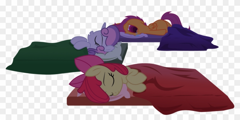 Sleeping Cmc Sneak Peek By Jadedjynx - Cartoon #773072