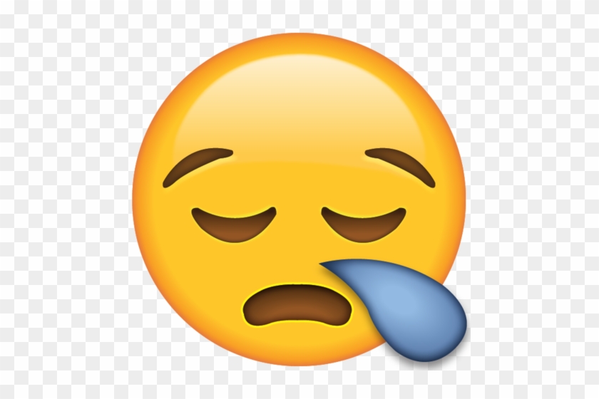 Download Sleeping With Snoring Emoji Icon - Sad Emoji #773139
