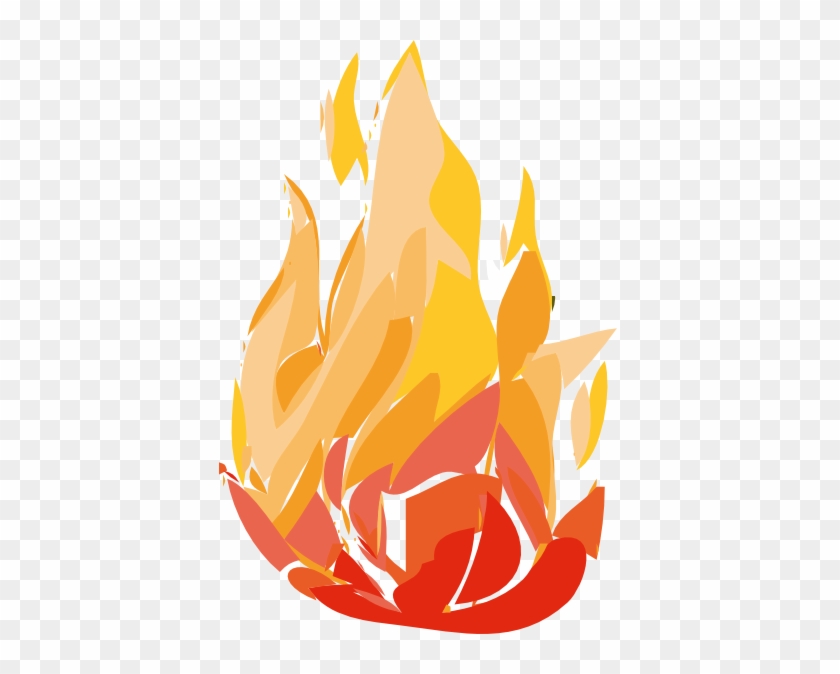 Fire Clip Art - Flames Vector Transparent Background #773193