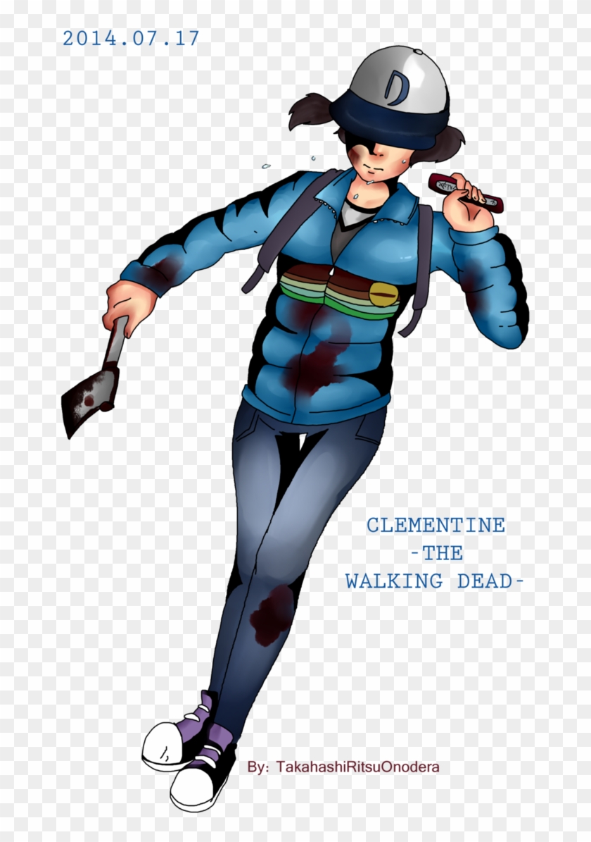 Clementine The Walking Dead Season Two By Takahashiritsuonoder - Cartoon #773271