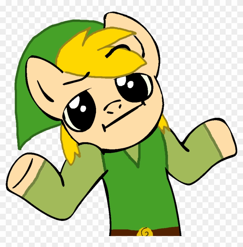 Toon Link Shrug By Verycoolguy - Link Zelda Shrug #773430