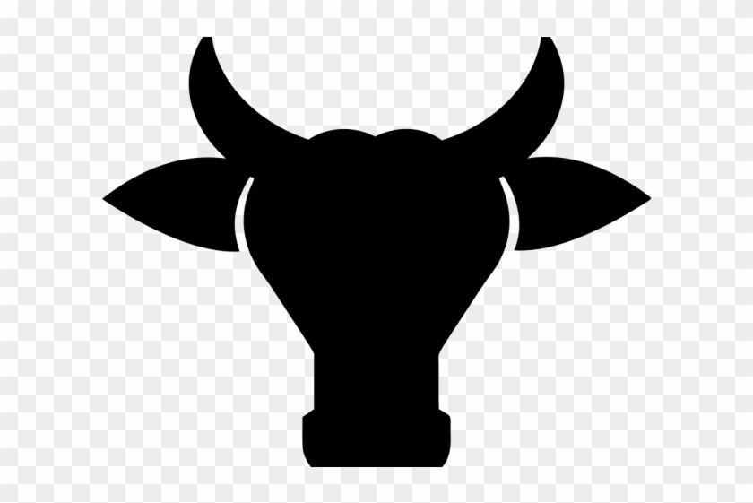 Cow Head Silhouette - Cow Head Silhouette Free #773503