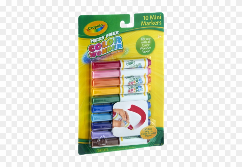 Crayola Markers Png Www Imgkid The Image Kid Has It - Crayola Color Wonder Mini Markers 10/pkg- #773518