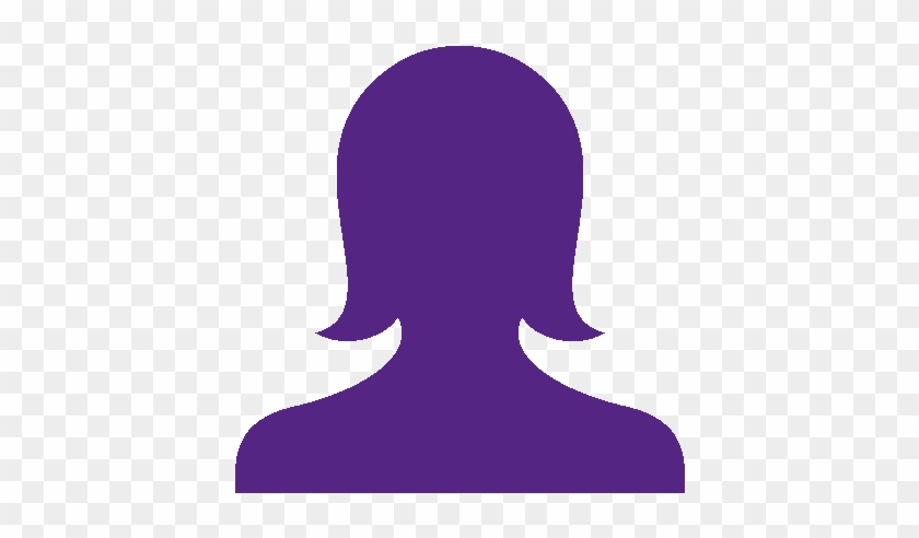 Visible Women - Woman Icon Png Purple #773543