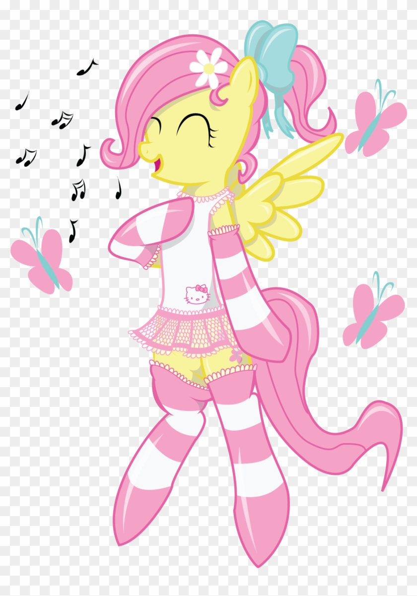 Fluttershy Singing By Varijani - My Little Pony Fluttershy Butt #773559