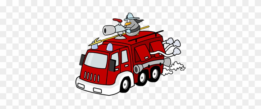 Fire Engine Fire Fighter Fighting Truck Ve - Fire Department Clip Art #773567