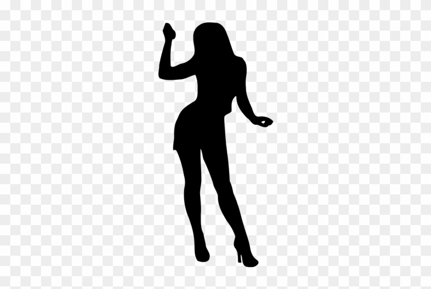 Lady Heels Silhouette Clipart - Dig My Grave Deep #773743