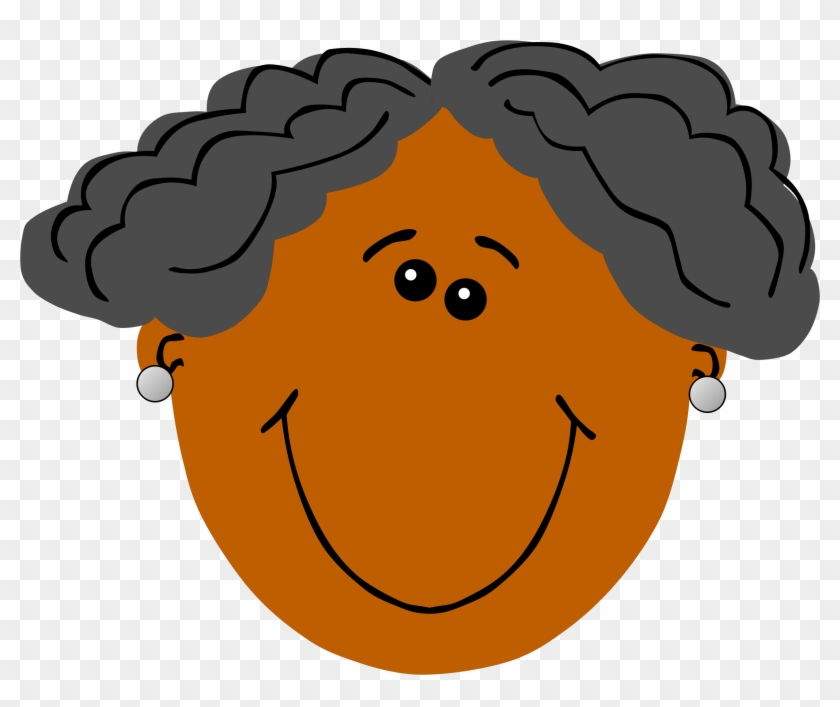 Clipart Grandma With Dark Skin - Black Grandma Clipart #774015