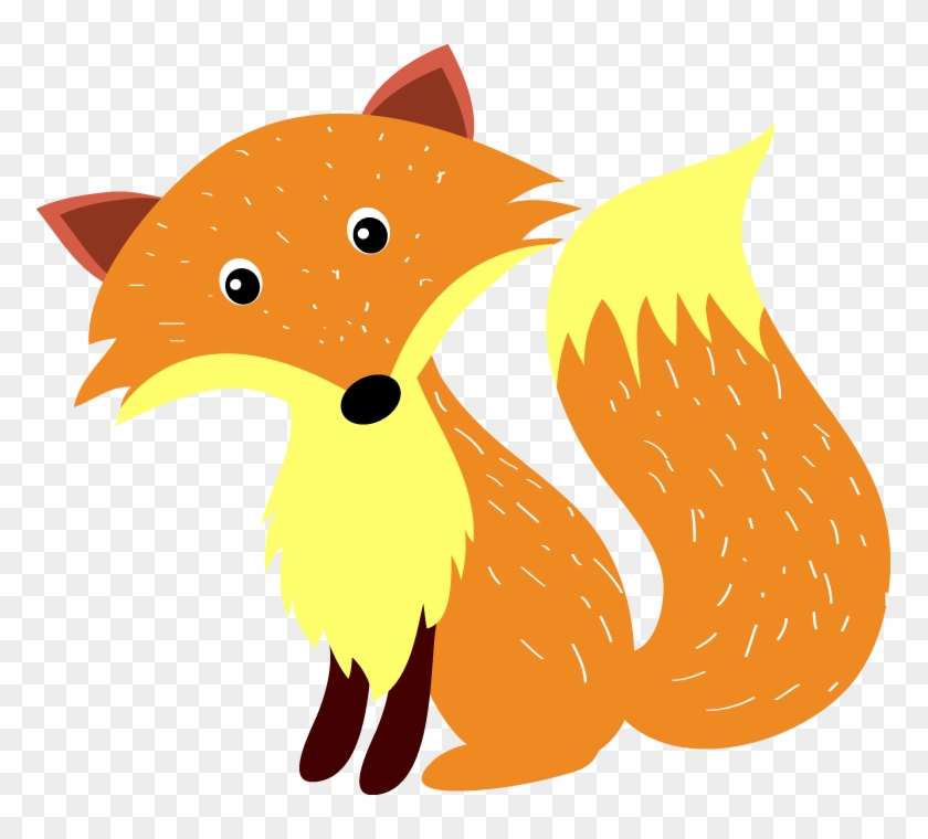 Red Fox Cartoon Illustration - Tranh Vẽ Con Cáo #774054