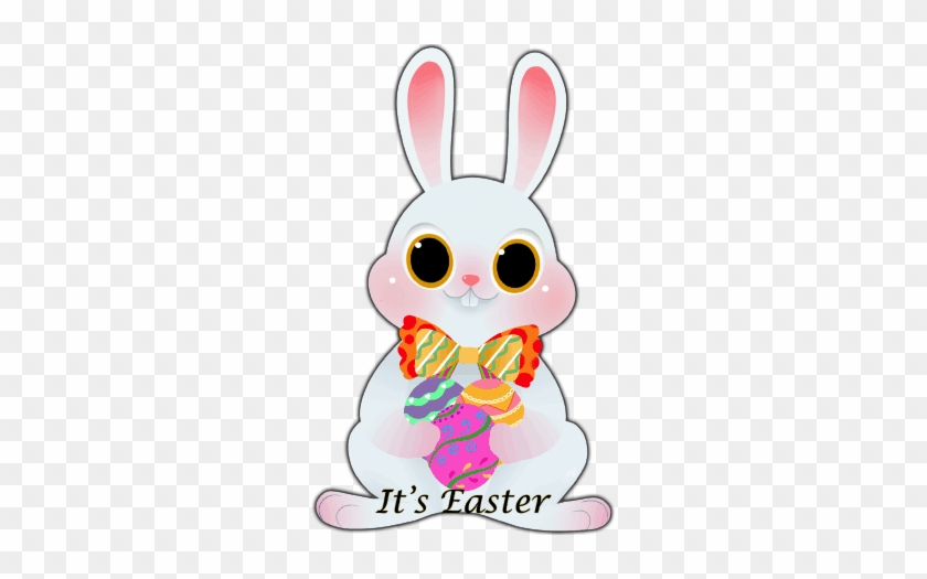 This Printable Easter Card Features An Easter Bunny - Academia Victoria #774122