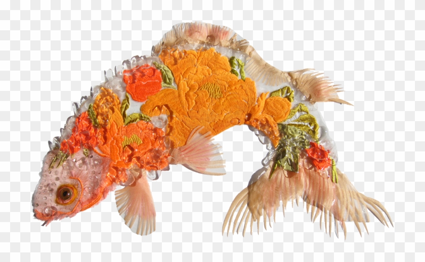 Goldfish Mixed Media, 2010 This Is By The English Designer - Karen Nicol Textile Artist #774133