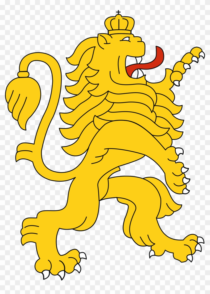 This Free Icons Png Design Of Stylised Lion 4 - Bulgarian Heraldic Lion Png #774150