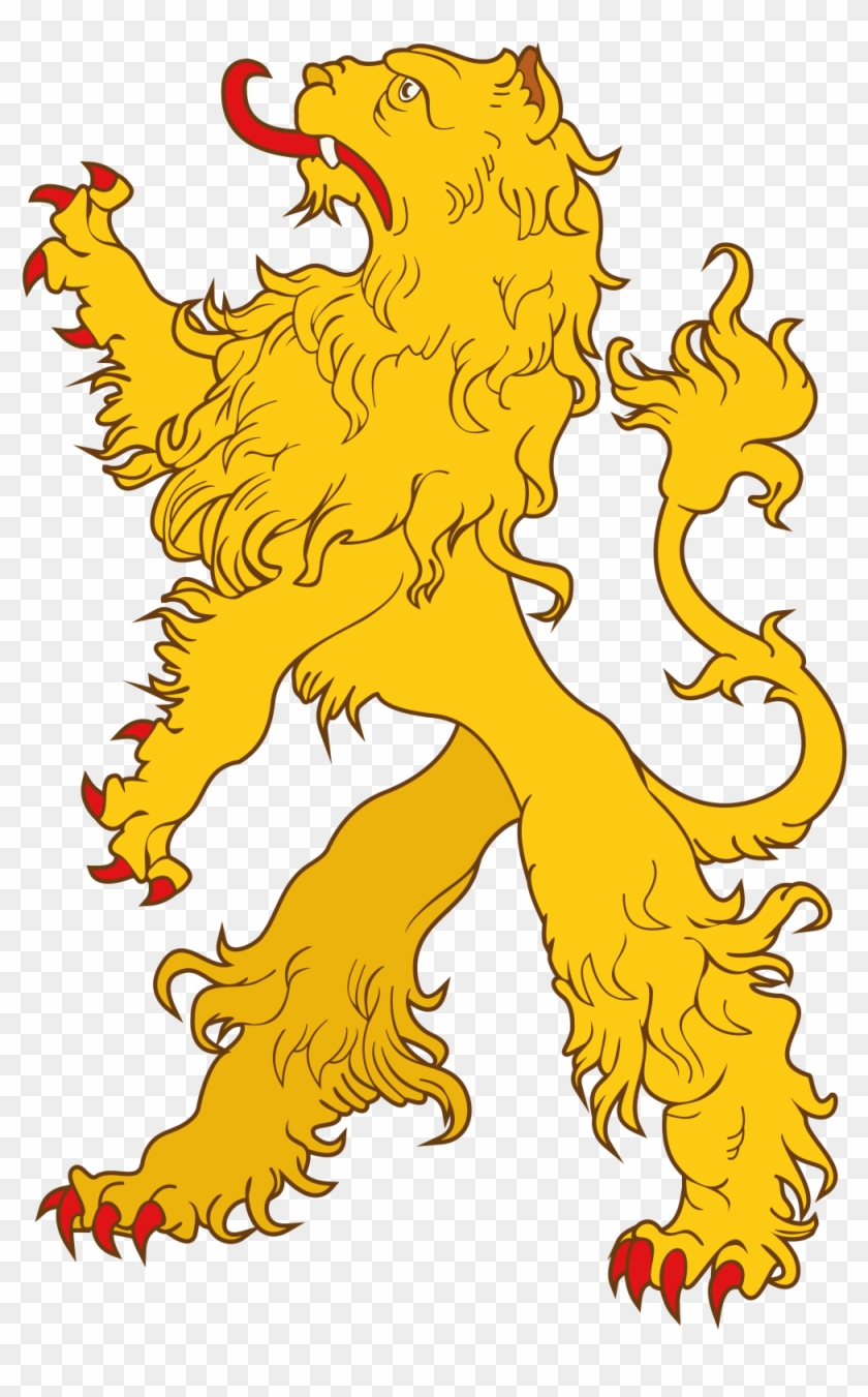 Heraldic Lion - Supporters Coat Of Arms Lion #774152