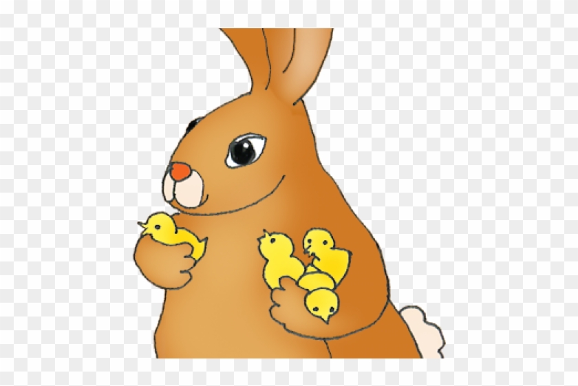 Easter Bunny Clipart Chicken - Cartoon #774156