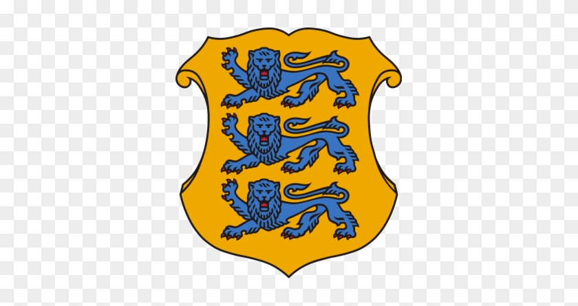 Tfw My Coat Of Arms Has 3 Blue Lions In Sieg Heil Stance - Estonia Coat Of Arms #774199