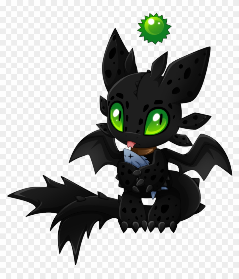 Chao - Toothless Chibi Png #774252
