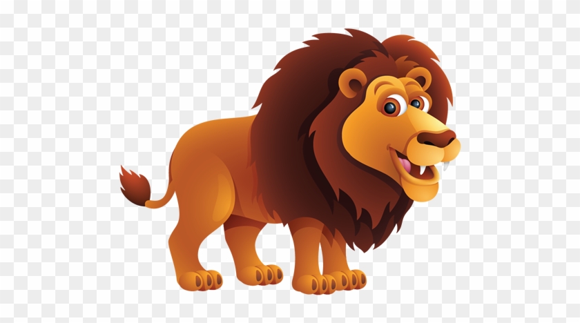 Click On The Animals Bring The Safari To Life - Cartoon Animal Lion Png #774261