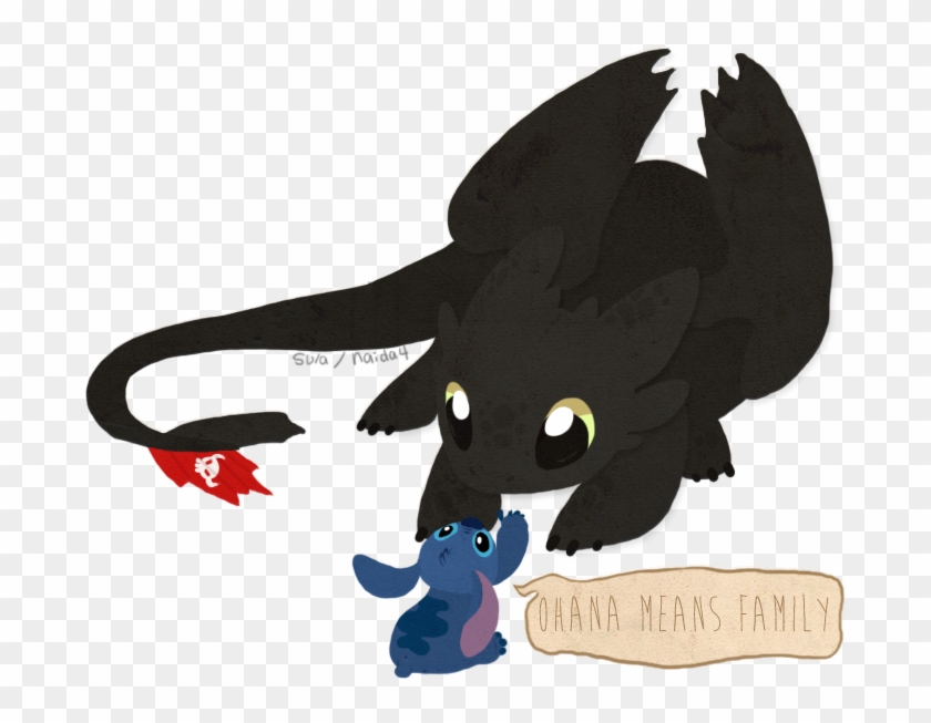 Baby Night Fury - Toothless And Stitch Cute #774318