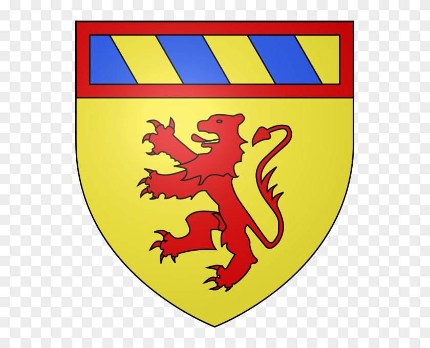 Note That The Arms Of Autun Uses An Upright Red Lion - Autun Coat Of Arms #774328