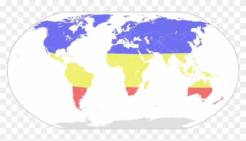 Seasonal Risk Areas [influenza] - Federal Countries In The World #774441