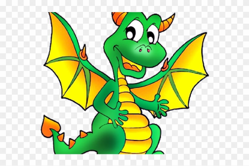 Dragon Clipart Cartoon - Cartoon Dragon #774467