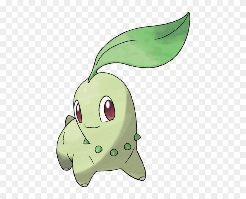 In Battle, Chikorita Waves Its Leaf Around To Keep - Pokémon Heartgold And Soulsilver #774591