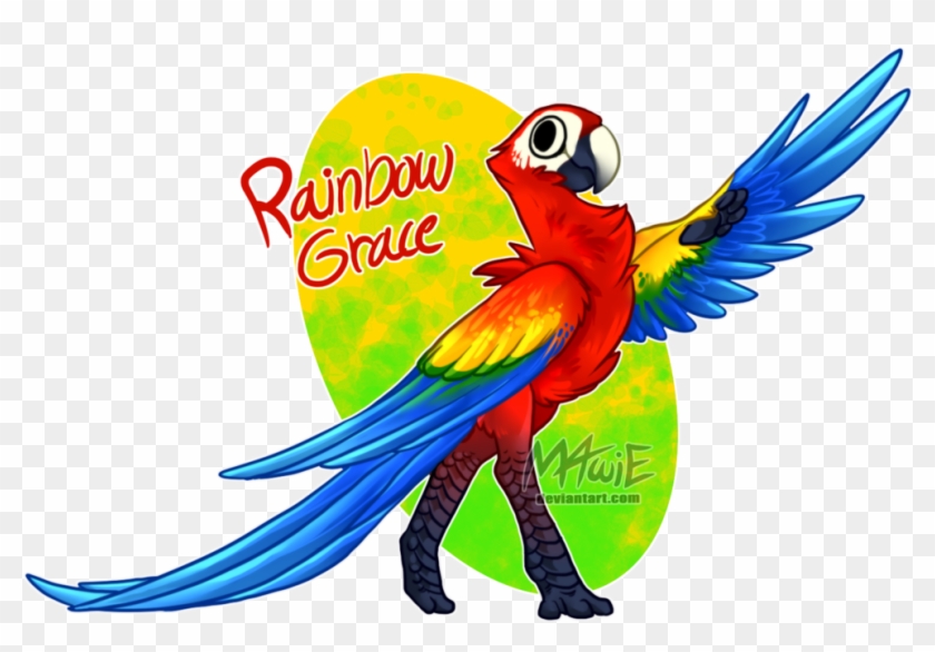 Rainbow Grace By M4wie - Macaw #774660
