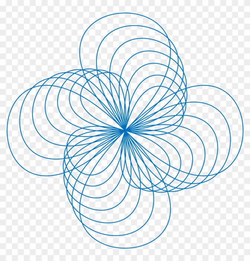 Spirograph Pattern Drawing Png Image - Line Art #774684