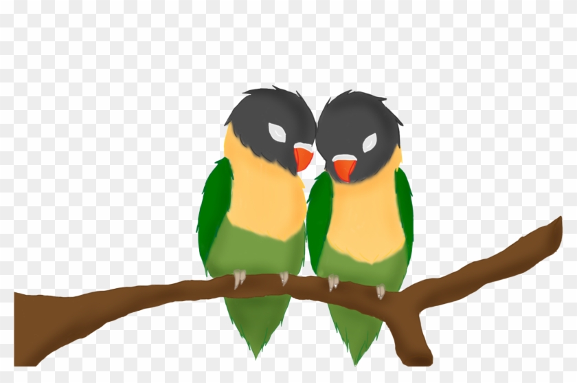 Love Birds By Anime-wolfz - Lovebird Logo Png Deviantart #774782