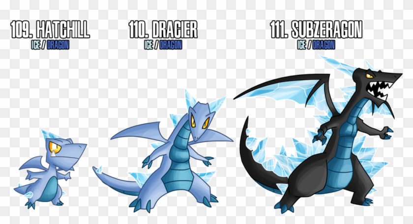 Ice Dragon Type Pokemon #774804