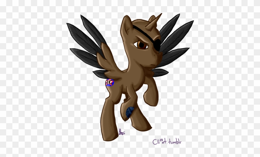 Nick Fury Pony By Dragon-doodles - Cartoon #774829