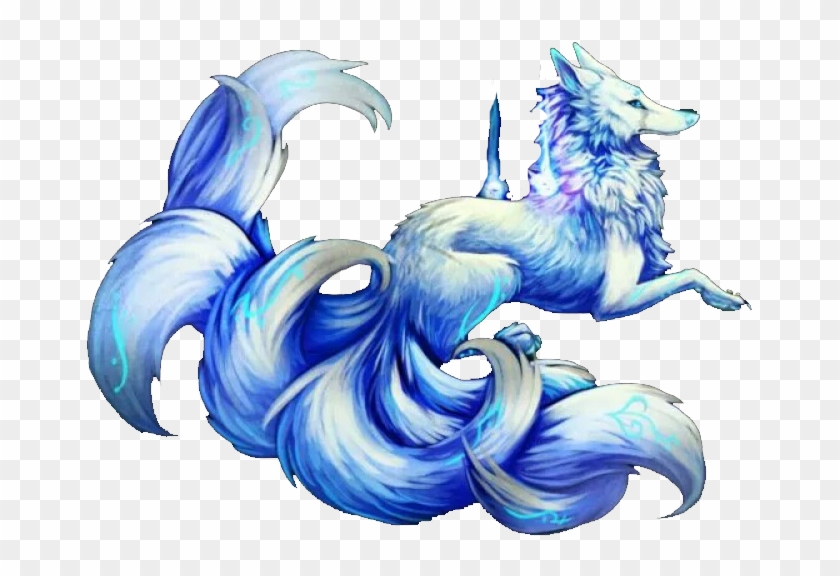 Nine-tailed Fox Gray Wolf Arctic Fox Nick Wilde - Blue Nine Tailed Fox #774899