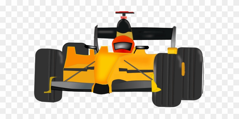 Race Car Clip Art At Clker - Yellow Race Car Clip Art #774946