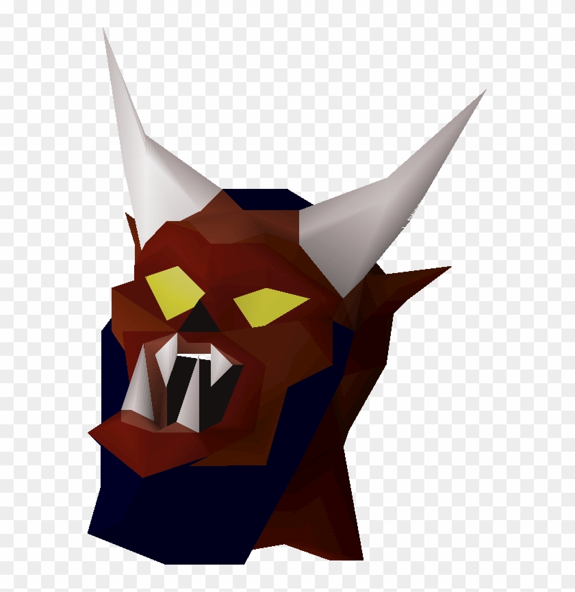 Greater Demon Mask Detail - Osrs Goblin Mask #774982