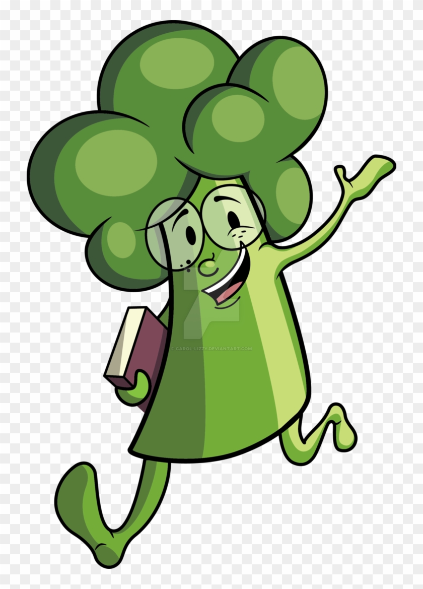 Nerdy Broccoli Character By Carol-lizzy - Broccoli Character #775043