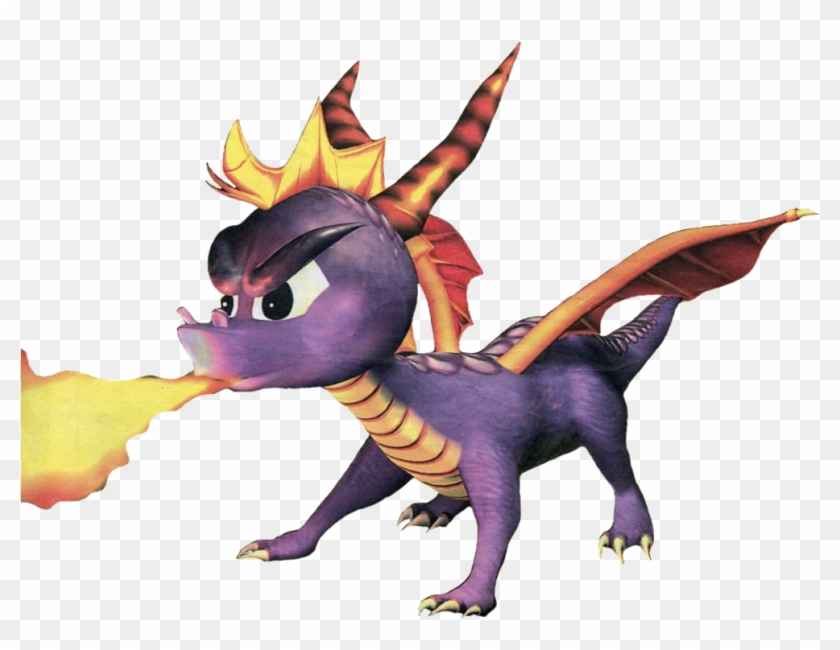 Spyro The Dragon - Dragon Breath Fire Cartoon Png #775062