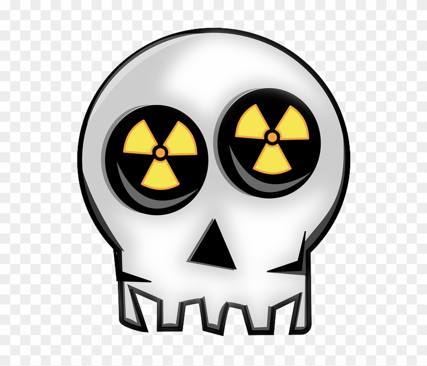 Radioactive Skull, Atom, Energy, Nuclear, Power, Radioactive - Nuclear Power Plant Logo #775398