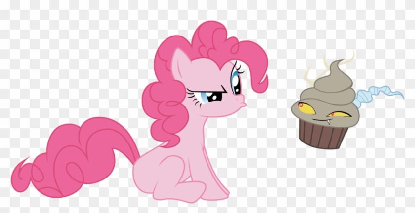 Pinkie Pie Princess Luna Cupcake Muffin Pink Mammal - Cartoon #775457