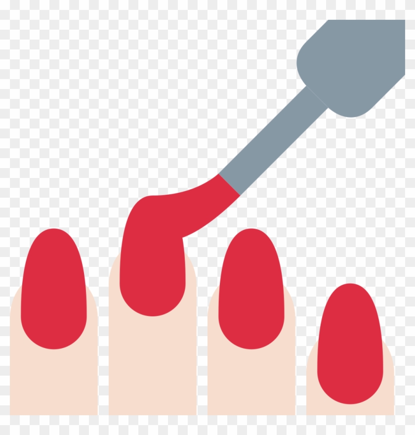 Basic Manicuring - Red Nails Clip Art #775510