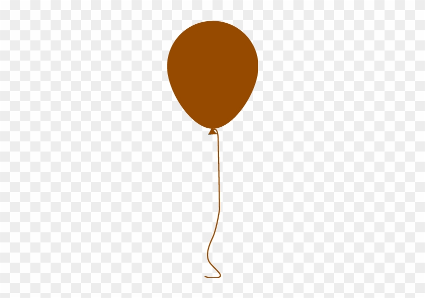 Brown Balloon 2 Icon Free Brown Party Icons - Brown Balloon Clipart #775521