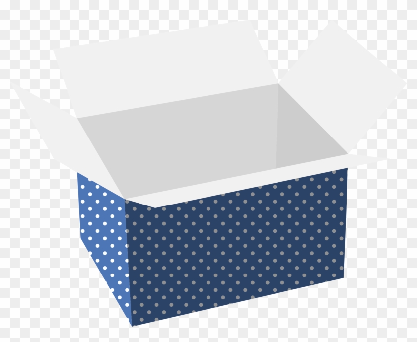 Polka Dot Cardboard Box - Polka Dot Cardboard Box #775626