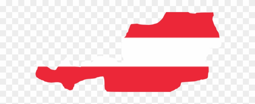 Austria Flag Map - Austria Flag Map #775687