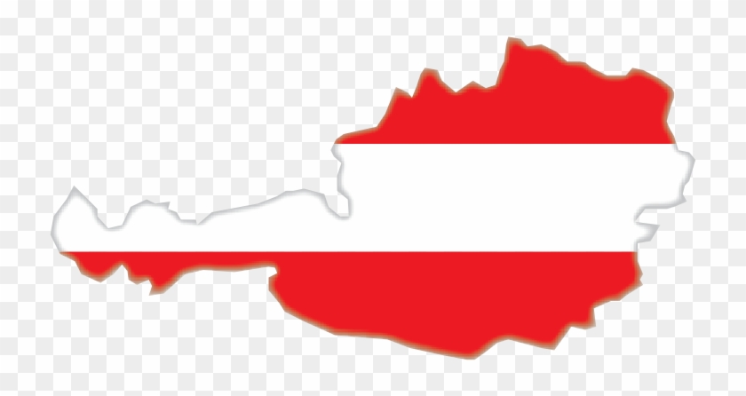 Austria Map Flag Vector And Transparent Png - Austria Map #775692