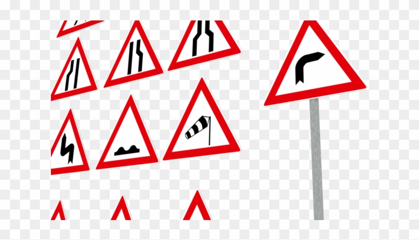 Elegant Largef Largef With Red Road Sign Png - Traffic Sign #775727