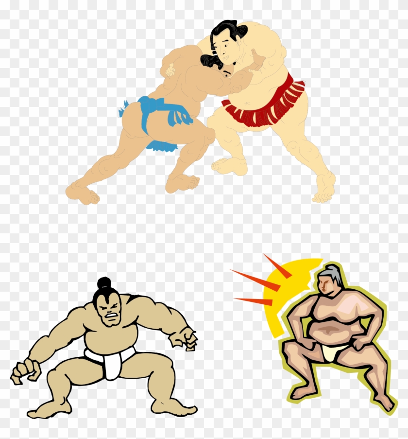 Sumo Sport Wrestling Clip Art - Sumo Sport Wrestling Clip Art #775855